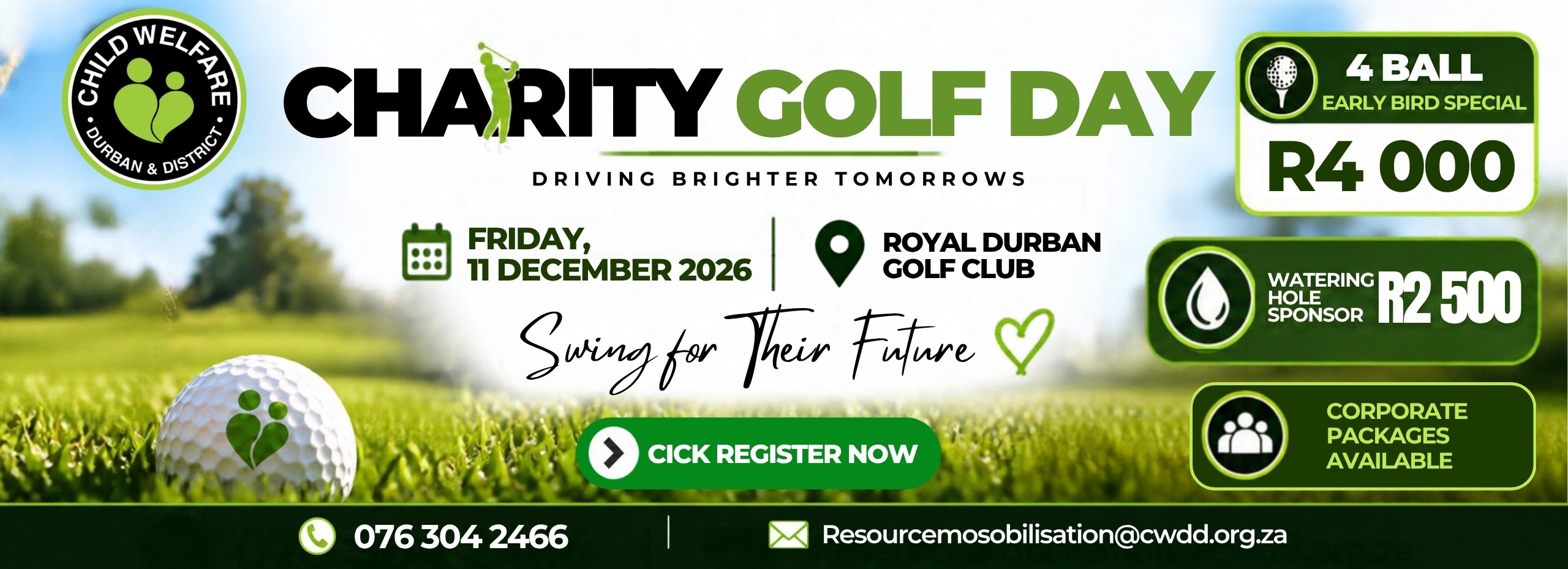 Golf Day Event Flyer 2026